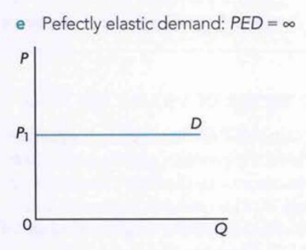 perfectly elastic demand elasticity