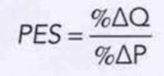 price elasticity of supply formula