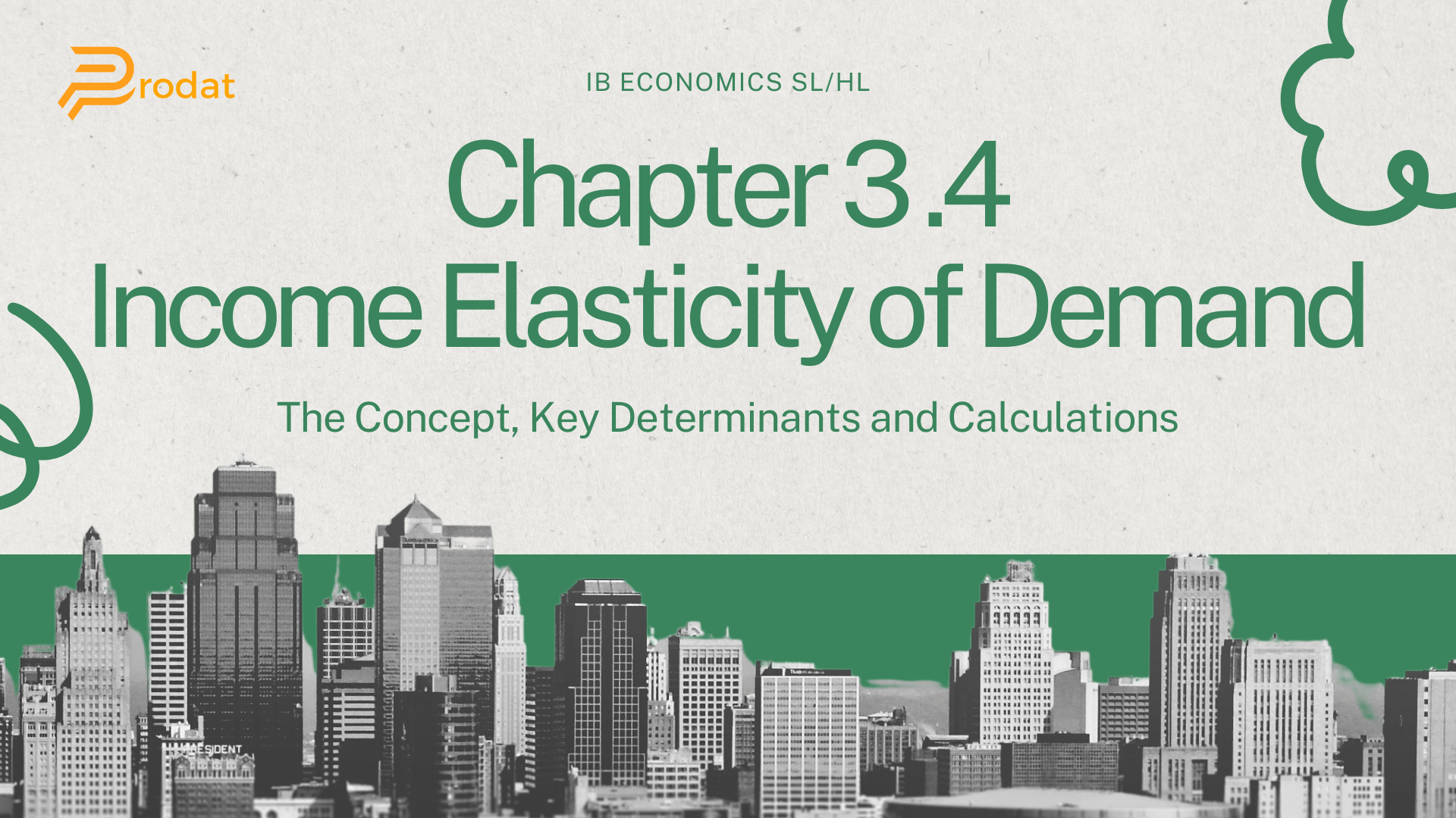 chapter 3.4: income elasticity of demand